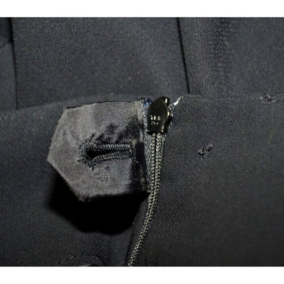 Talbots Heritage Ladies Black Career Pants Size 14 Straight Wide Leg Trousers - Picture 9 of 10